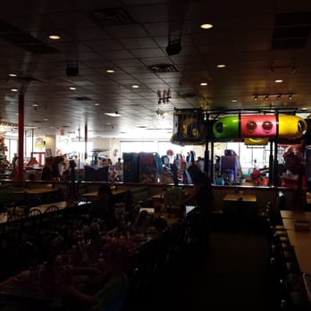 Chuck E. Cheese - the inside of a restaurant - Pizza Near Me - Denton, Texas