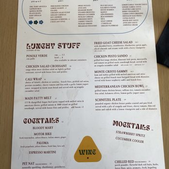 Madi - Menu - Breakfast & Brunch Near Me - San Diego, California