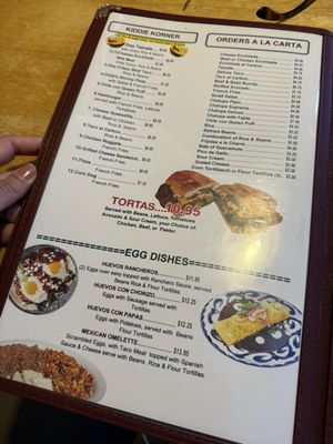 Menu photo 2 Los Vega Mexican Restaurant #2 Humble, TX