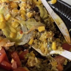 Pollo Tropical - Absolutely disgusting. Mid way through my meal and I find a curly long hair Will not be eating at Pollo again