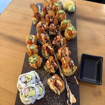 Eggs & Sushi - Super Volcano Roll, Las Vegas Roll, California Roll - Japanese Near Me - Springfield, Virginia Eggs & Sushi - Super Volcano Roll, Las Vegas Roll, California Roll - Japanese Near Me - Springfield, Virginia