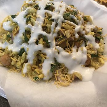 Bombay Nights - Bhel Puri  flavorful crispy rice puffs with onions and other mixins. - Indian Near Me - Perry Hall, Maryland