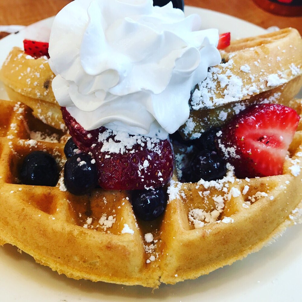 Loaded Cafe - Long Beach - Strawberry Blueberry Waffle - American Near Me - Long Beach, California Loaded Cafe - Long Beach - Strawberry Blueberry Waffle - American Near Me - Long Beach, California
