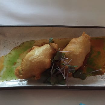 Gioia Mia - Crab stuffed fried squash blossoms - Italian Near Me - Montclair, New Jersey