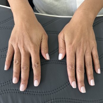 Serene Nails - The best manicure with Mandy. New trendy color for the summer - milky pink/white. - Nail Salons Near Me - San Jose, California