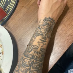 Just look at his mistakes I have many tattoos never had I had been left with this much errors.