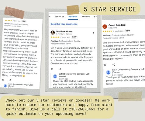 We take our reputation seriously - We have maintained a perfect 5-star rating on Google Reviews. Our customers are our #1 priority. Call us today!