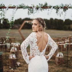 Heirloom Salon - Wedding hair and makeup by Ana and Raven at Heirloom. ''Twas a windy day.
