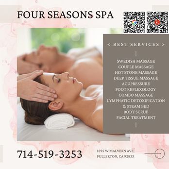Four Seasons Spa - Come and try our services - Massage Near Me - Fullerton, California