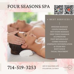 Four Seasons Spa - Come and try our services