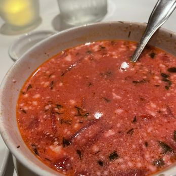 Jibek Jolu - Borscht with sour cream - Russian Near Me - Chicago, Illinois
