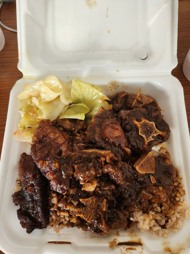 Food from Island Jerk Shack
