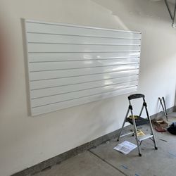 Handyman Services of Orange County - Slat Wall assembled and mounted
