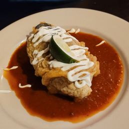 Chile relleno appetizer. Chile relleno appetizer.