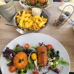 Did you know that fries originated in Belgium not France? Cheese and shrimp croquettes
