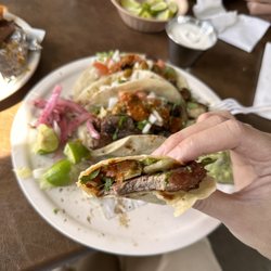 Tacos Casa Sonora - rib eye taco is literally a piece of rib eye wow