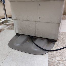 This is how filthy the exam table is. The walls and doors next to the handles were just as bad. This is how filthy the exam table is. The walls and doors next to the handles were just as bad.