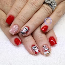 Nails By Sarah Carlson M-ANT - Acrylic with gel polish and level 3 art