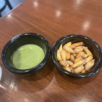 Inka Grill - Corn nuts with spicy sauce - Peruvian Near Me - Greensboro, North Carolina Inka Grill - Corn nuts with spicy sauce - Peruvian Near Me - Greensboro, North Carolina