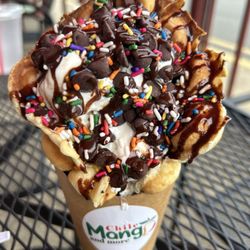 Chile Mango And More - Egg waffle ice cream cone