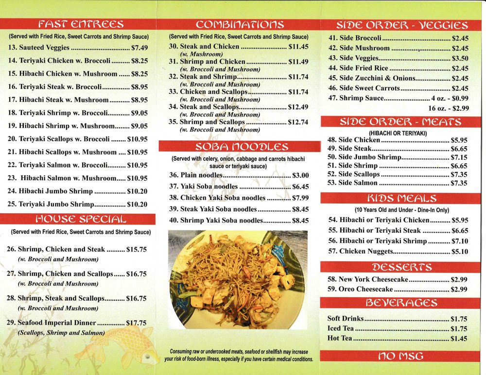 JAPAN EXPRESS Updated September 2024 211 W Columbia Ave, Batesburg