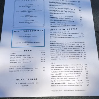 Crawford & Son - Menu - New American Near Me - Raleigh, North Carolina