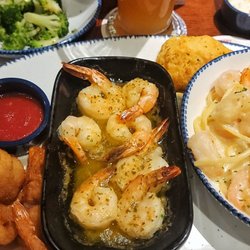 Red Lobster - Shrimp Scampi, Shrimp Alfredo