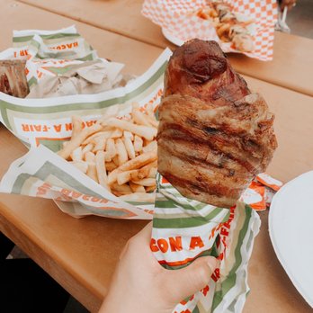 Del Mar Fairgrounds - Del Mar Fair's Bacon Wrapped Turkey Leg - Stadiums & Arenas Near Me - Del Mar, California