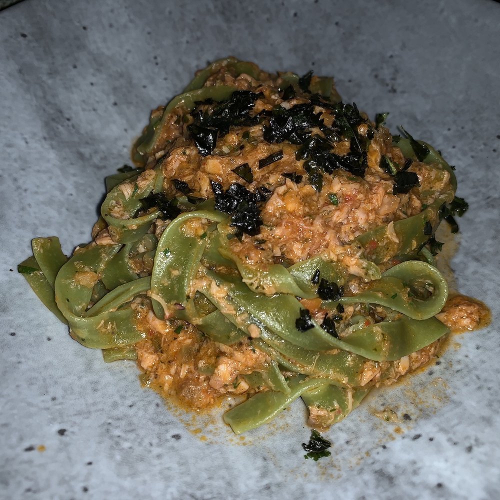 The Hill - Fettuccine with octopus bolognese - Cocktail Bars Near Me - Closter, New Jersey