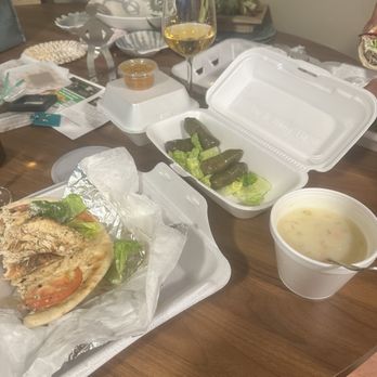 Santorini Restaurant - Chicken gyro soup grape leaves - Greek Near Me - Oviedo, Florida Santorini Restaurant - Chicken gyro soup grape leaves - Greek Near Me - Oviedo, Florida