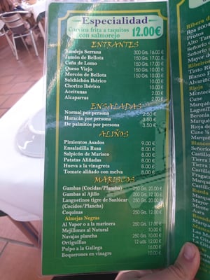 Menu photo 4 Huracán Seville, SE