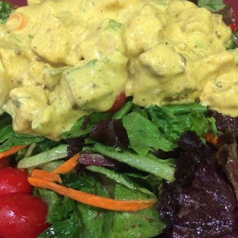 The Grain Cafe - Yellow curry salad...so freaking good! - Vegan Near Me - Long Beach, California