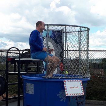 Phoenix Restorations  - Phoenix Restorations owner Paul in the dunk tank (before) - Damage Restoration Near Me - Coquitlam, British Columbia