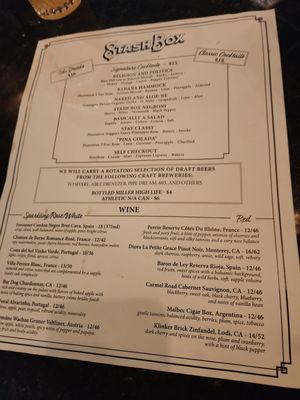 Menu photo 1 Stash Box Manchester, NH