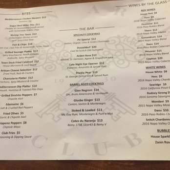 Glen Arden Club - Menu 11/17/18. - Venues & Event Spaces Near Me - Glendale, California