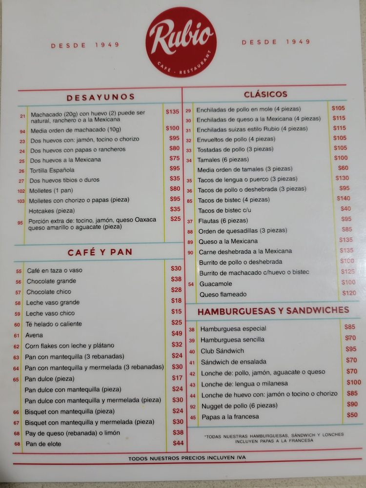 Restaurante Rubio