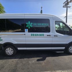 Cali Van Medical Transportation - Large van for wheelchair and gurney transportation