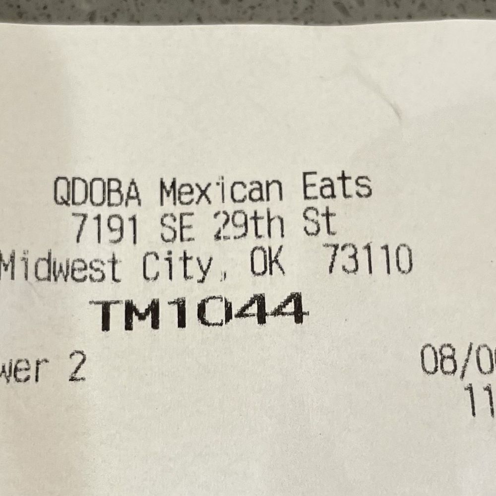 Receipt Receipt