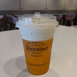 Mango green tea creama! Mango green tea creama!