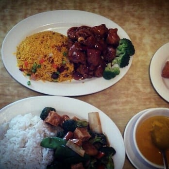 East China - General Tso Chicken, pork fried rice, and egg roll. - Chinese Near Me - Montgomery, Alabama East China - General Tso Chicken, pork fried rice, and egg roll. - Chinese Near Me - Montgomery, Alabama
