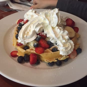State Street Cafe - Loaded Belgian Waffle - Salad Near Me - North Haven, Connecticut State Street Cafe - Loaded Belgian Waffle - Salad Near Me - North Haven, Connecticut