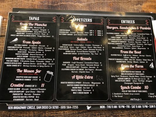Menu photo 5 Tapas & Beers San Diego, CA Menu photo 5 Tapas & Beers San Diego, CA