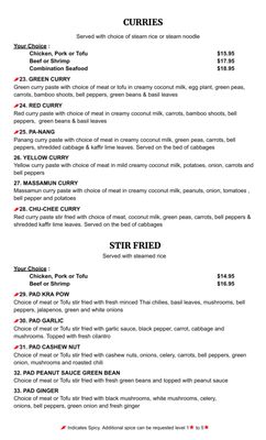 Menu photo 6 Medford Siam Cafe Medford, OR Menu photo 6 Medford Siam Cafe Medford, OR
