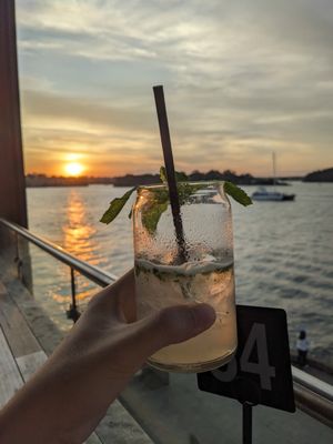 The Theatre Bar at the End of the Wharf by null