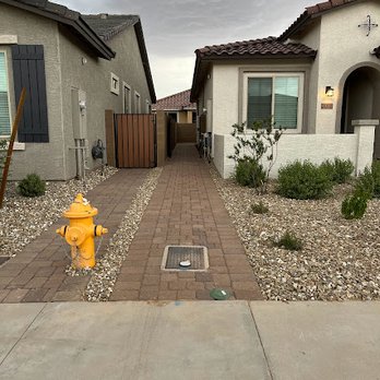 Del Sol LandscapIng & Hardscape - front sidewalk pavers - Landscaping Near Me - Wittmann, Arizona