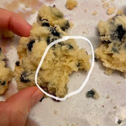 Undercooked muffin
