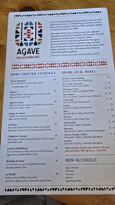 Menu photo 5 Agave | Mexican Restaurant & Tequila Bar Healdsburg, CA Menu photo 5 Agave | Mexican Restaurant & Tequila Bar Healdsburg, CA
