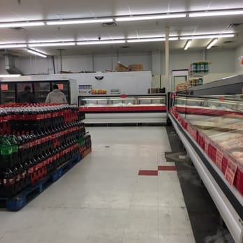 Owens Supermarket - a display of meat and drinks - Grocery Near Me - Las Vegas, Nevada