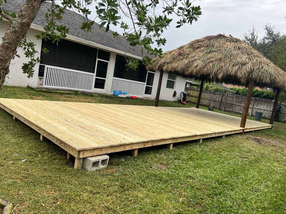 Slide of Luau Chikee Hut