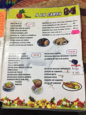 Menu photo 2 La Lupita Campeche, ROO